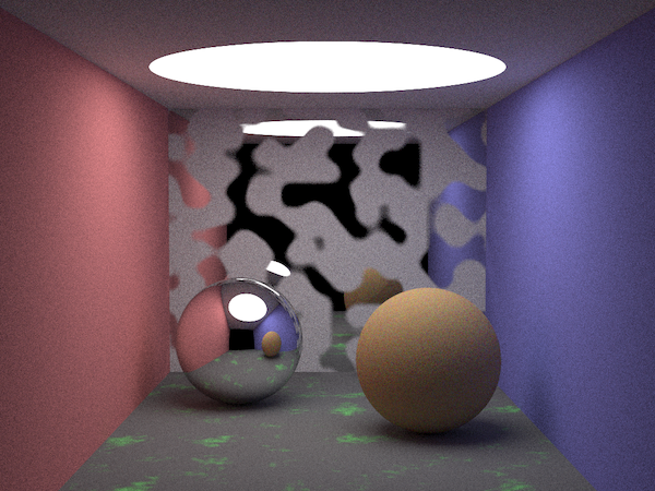 Scene with a diffuse brown sphere.