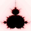 Mandelbrot fractal. This is a small scale version (different color scheme) of Figure 3.