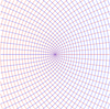 Mandelbrot fractal. This is a small scale version (different color scheme) of Figure 3.